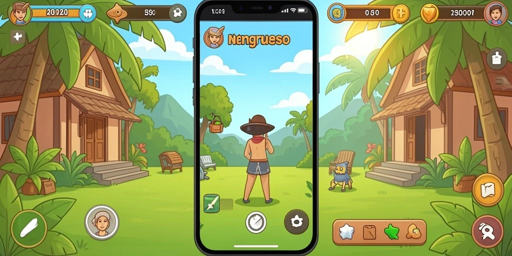 Tangkapan layar aplikasi 898A menunjukkan gameplay yang mendebarkan.