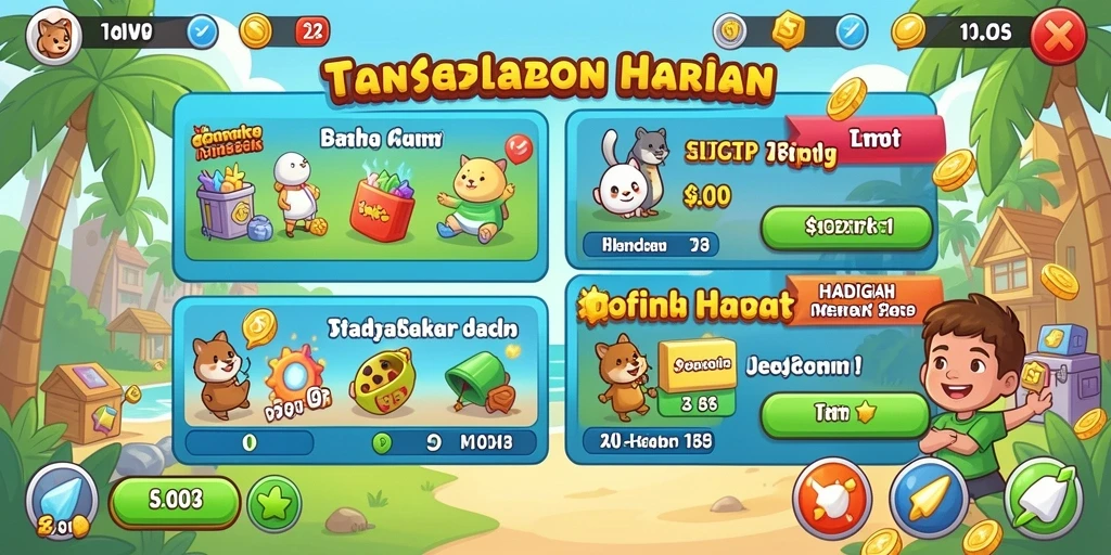 Tampilan grafis yang memukau dan detail.