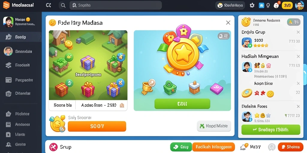 Screenshot menunjukkan antarmuka utama FUNGAME777 yang menarik.
