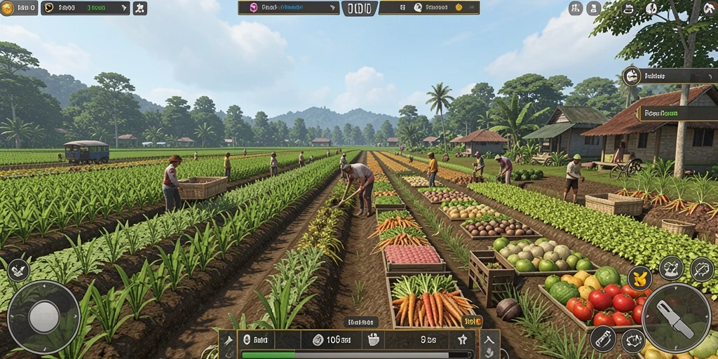 Screenshot menunjukkan grafik memukau dari level pertama.