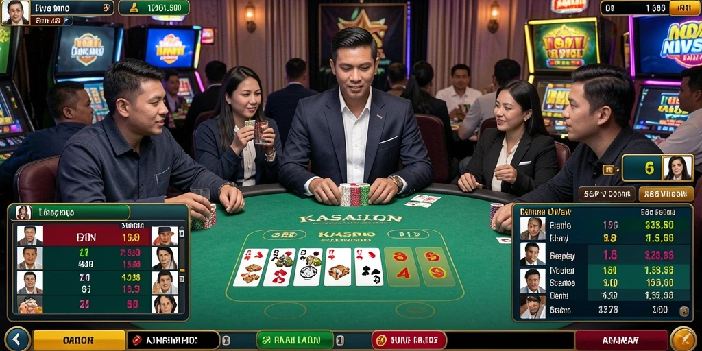 Tampilan antarmuka LUCKSVIP yang menarik.