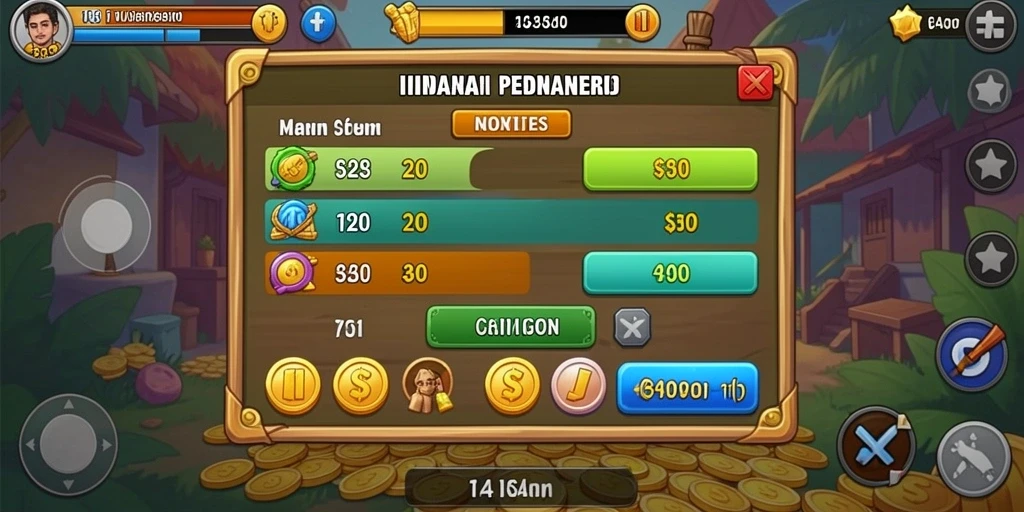 Tampilan interaktif dari pesta pernikahan yang dirancang.