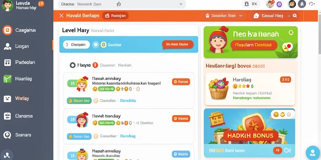 Tampilan antarmuka yang menarik dan user-friendly.