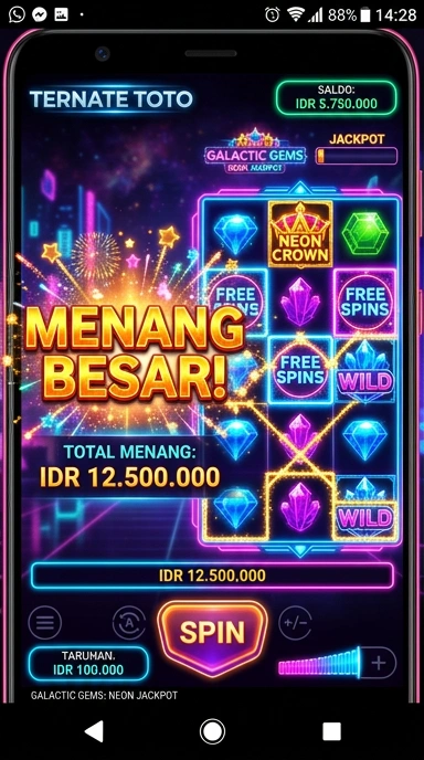 Cuplikan layar menu unduhan ternatetoto untuk perangkat Android